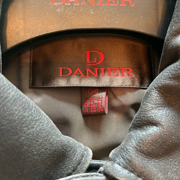 Men’s Danier Leather jacket (Brown) Size Large - Picture 2 of 9